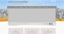 Desktop Screenshot of gestionmilan.com